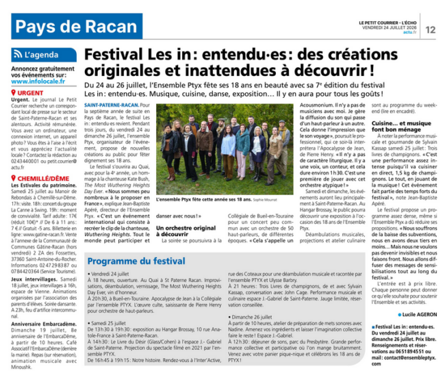 Le Petit Courrier 24-07-2026 centre